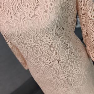 Beautiful pink lace dress